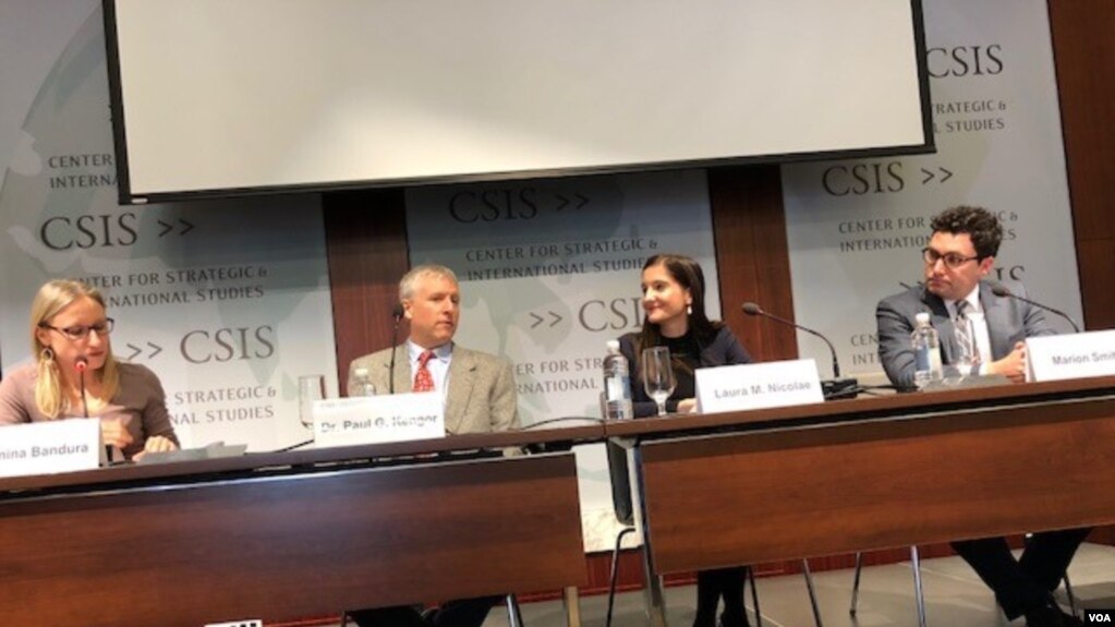 Hội thảo về ảnh hưởng của chù nghĩa cộng sản đối với kinh tế, xã hội và môi trường tại Trung tâm Nghiên cứu Chiến lược và Quốc tế CSIS Washington DC, ngày 23/2/2018
