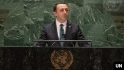 Ираклий Гарибашвили на 76-й сессии Генеральной Ассамблеи ООН