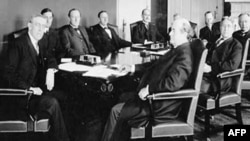 President Wilson Urges Support for Idea of League of Nations