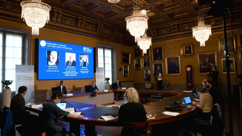 Three Scientists Win Nobel Physics Prize for Black Hole Research