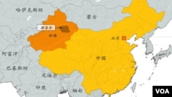 中国新疆维吾尔自治区吐鲁番鄯善县地理位置