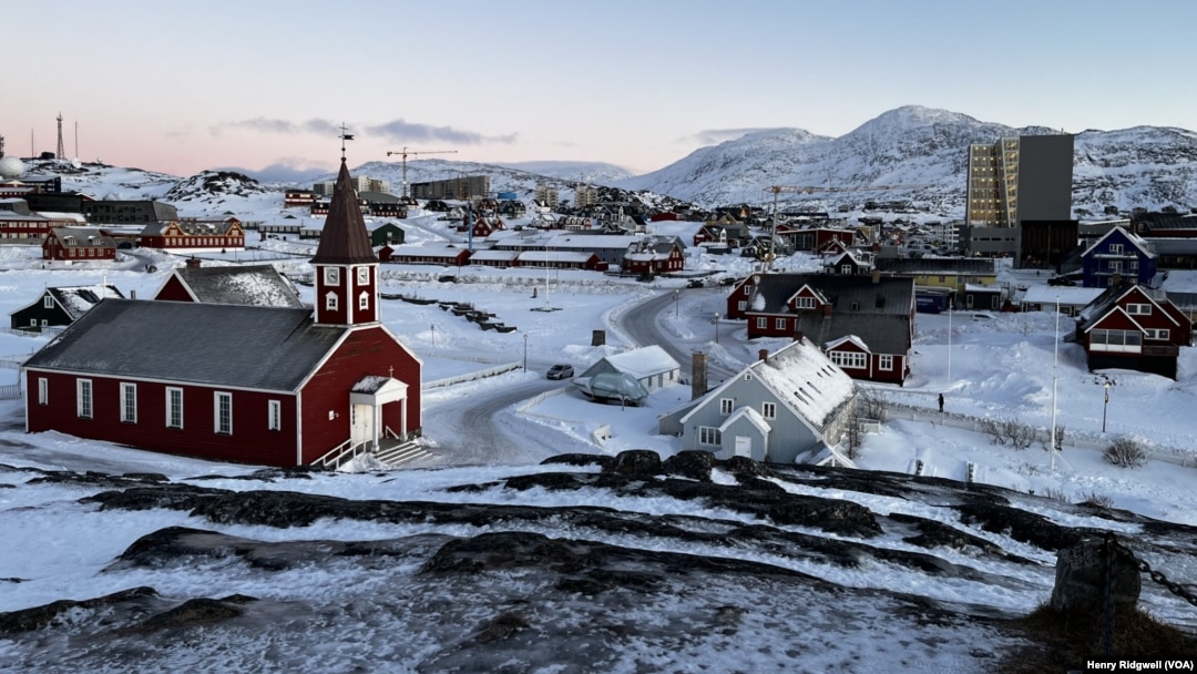 Nuuk, the capital of Greenland, Jan. 14, 2025