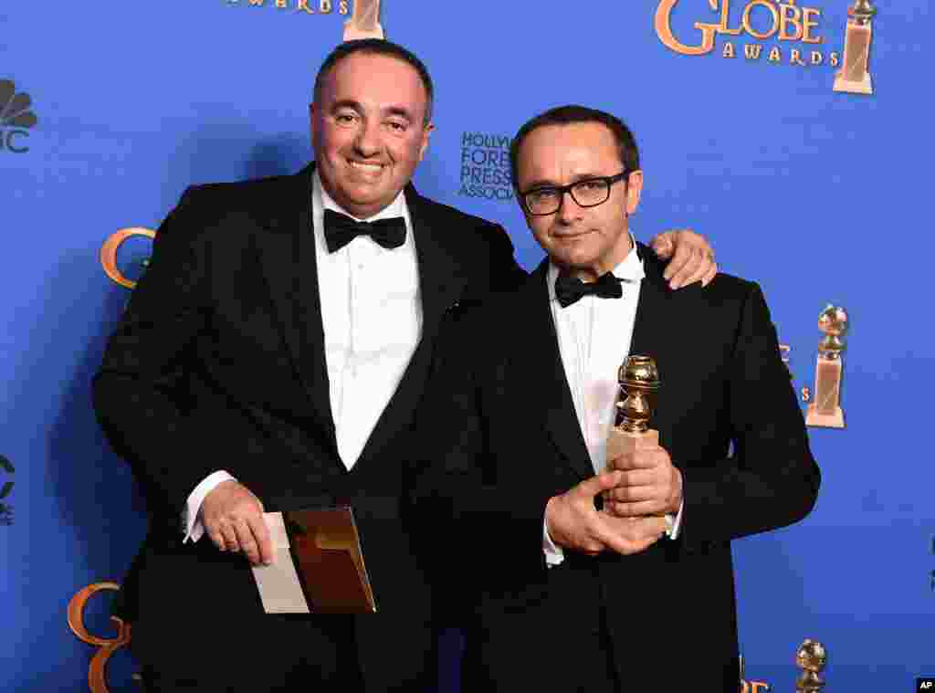 72nd Annual Golden Globe Awards - Press Room