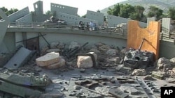 The Shi'ite militia Hezbollah's Resistance Museum in Lebanon showcases Israeli tanks that were involved in past wars with Lebanon, Aug 2010