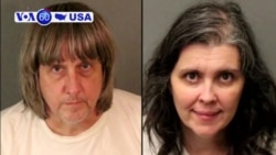 VOA60 America - A couple is being held on $9 million bail in California for allegedly abusing their children