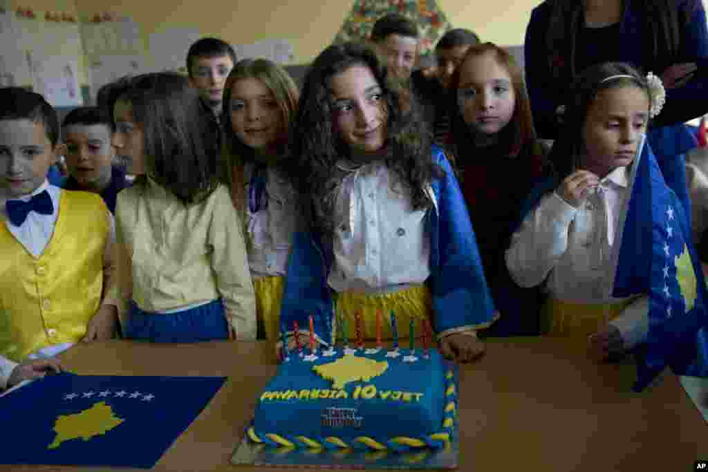 Kosovo Independence Girl