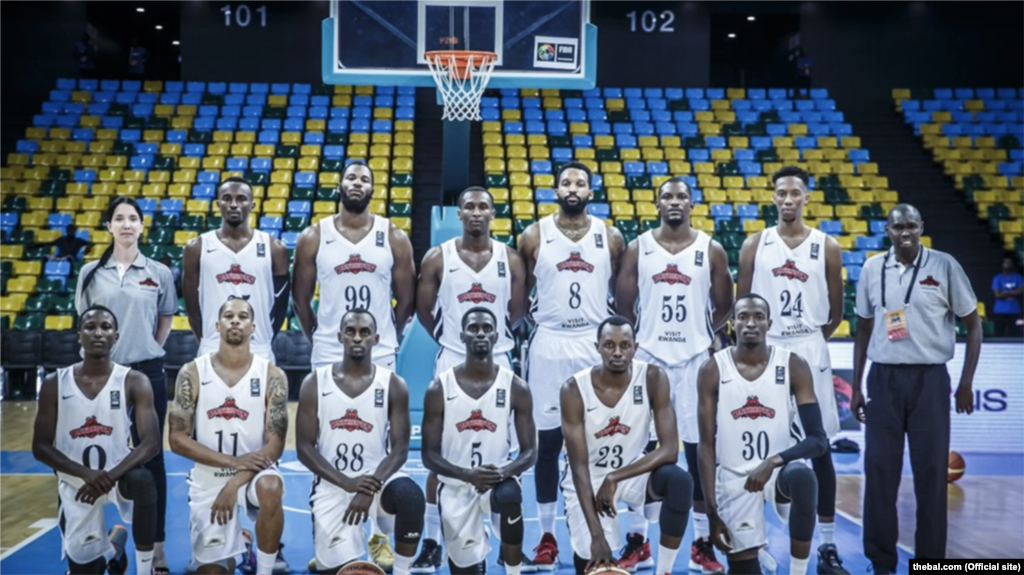 BBC Patriots do Ruanda, equipa de basquetebol a participar na BAL, em Kigali, Ruanda