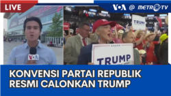 Laporan VOA untuk Metro TV: Konvensi Partai Republik Resmi Calonkan Donald Trump 