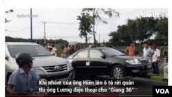 Một cảnh tại hiện trường. (Hình: Trích xuất từ video của Báo Tuổi Trẻ)