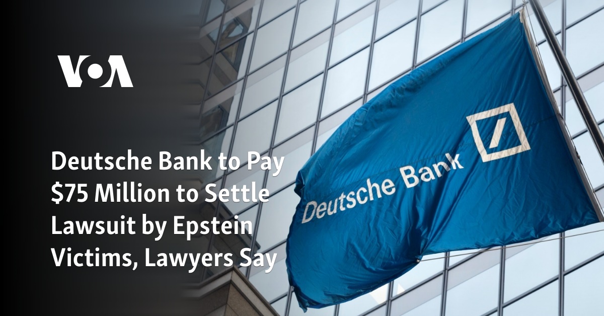 Deutsche Bank to Pay $75 Million to Settle Lawsuit by Epstein
