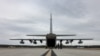 This image obtained from the US Department of Defense shows US Marines as they conduct preflight checks on a KC-130J Super Hercules at Marine Corps Air Station Cherry Point, North Carolina, on February 2, 2025, as it prepares to deploy troops to Naval St