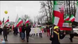 تظاهرات حامیان «شورای ملی مقاومت» در ورشو؛ آری به تغییر رژیم