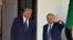 El presidente de EE.UU., Donald Trump, recibe a su homólogo mexicano, Andrés Manuel López Obrador, a su llegada a la Casa Blanca.