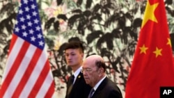 Le secrétaire américain au Commerce, Wilbur Ross à Beijing dimanche 3 juin 2018.