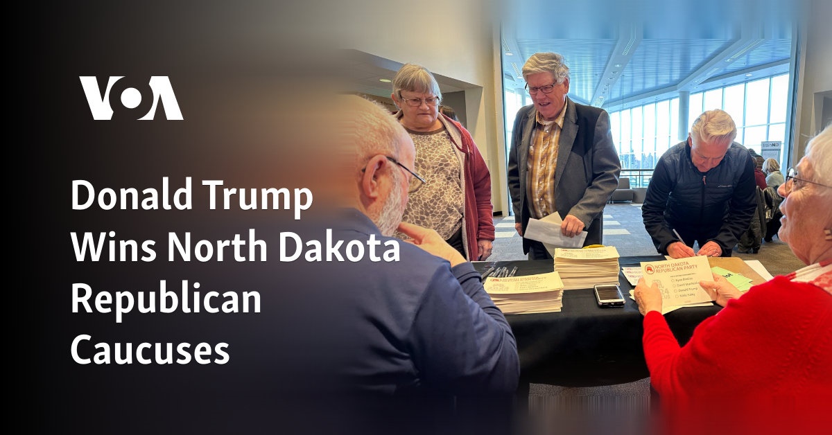 Donald Trump Wins North Dakota Republican Caucuses