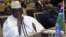 Gambia's President Yahya Jammeh attends leaders meeting at the African Union, Addis Ababa, July 15, 2012.