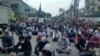 Buruh di Tangerang, Provinsi Banten yang berencana menolak RUU Cipta Kerja. (Foto: Courtesy/KSPI)