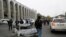 Protest against the results of a parliamentary election in Bishkek, Oct. 6, 2020.