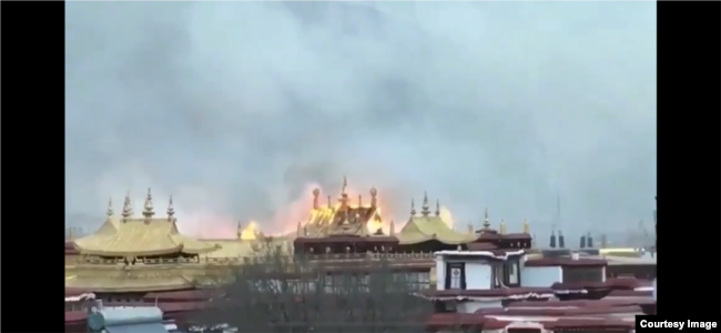 中国西藏拉萨大昭寺着火（2018年2月17日）