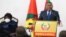 Filipe Nyusi, Presidente de Moçambique, em conversa com diplomatas em Maputo