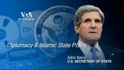 Audio of VOA's Scott Stearn's interview with U.S. Secretary of State John Kerry in Jeddah, Sept. 22, 2014