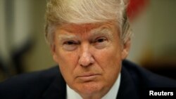 FILE - U.S. President Donald Trump at the White House.