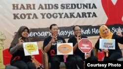 Kegiatan CD Bethesda dalam peringatan Hari Aids di Yogyakarta. (Foto: CD Bethesda)