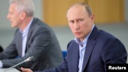 Presiden Vladimir Putin menjadi tuan rumah pertemuan Rusia-Uni Eropa untuk membahas Suriah (foto: dok).