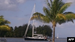 This undated photo courtesy of a family friend shows the S/V Quest yacht that belonged to Jean and Scott Adams. Somali pirates on February 22, 2011 killed four Americans onboard their hijacked yacht. 