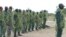 A class of 29 police officers trained to respond to cattle raids graduates in Bor, South Sudan on Thursday, April 18, 2013.