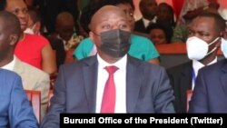 Umushikiranganji wa mbere w'u Rwanda Edouard Ngirente mu birori byo guhimbaza imyaka 59 iheze Uburundi bwikukiye