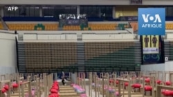 Thaïlande: la Bangkok Arena transformée en hôpital avec des lits en carton