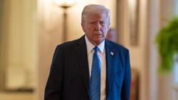 Donald Trump walking