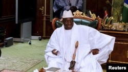 Yahya Jammeh, ex-président de la Gambie.
