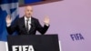 Le Président de la FIFA, Gianni Infantino à Paris, en France, le 5 juin 2019. (AP Photo/Alessandra Tarantino)