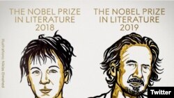 Los ganadores del premio Nobel de Literatura fueron presentados el jueves 10 de octubre de 2019, tras una pausa de un año de la Academia Sueca para otorgar este galardón.