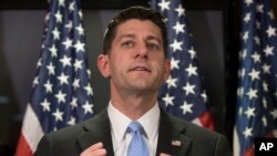  Paul Ryan, président de la Chambre des représentants, au Capitol Hill, le 14 Juin 2016 à Washington DC. (AP Photo/J. Scott Applewhite, File)