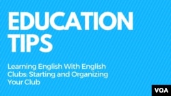 Education Tips - English Clubs PART 1