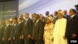baadhi ya viongozi wa Afrika walohudhuria mkutano wa kihistoria na Rais wa Marekani Barack Obama. 