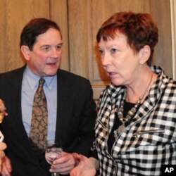 O B. Wilkinson με την Mary Ellen Lane