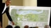 FILE - Former U.S. president Barack Obama speaks at a community event on a future Presidential Center, at the South Shore Cultural Center in Chicago, Illinois, May 3, 2017.