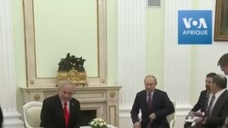 Vladimir Poutine reçoit Benyamin Netanyahou à Moscou