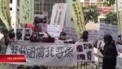 Người Việt ở Đài Loan biểu tình đòi quyền lợi cho nạn nhân Formosa