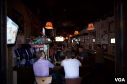 A debate-watch party at Capitol Lounge in Washington, D.C., Sept. 26, 2016.