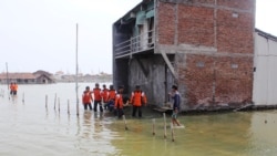 Kawasan Tambak Lorok, Kelurahan Tanjung Mas, Kota Semarang. (Foto: BPBD Kota Semarang)