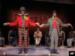 'The Scottsboro Boys' tells its story as a minstrel show - a popular entertainment from the 19th century that featured white performers, and sometimes black ones, in blackface makeup.