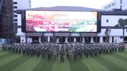Ilustrasi - Tentara berbaris di depan Mabes TNI AD. (Foto: Courtesy/Kadispenad/TNI AD)