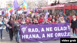 Obeležavanje 8. marta, Međunarodnog dana žena, u Beogradu