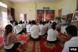 A funeral ceremony to remember Bernard Krisher was held in Phnom Penh, Cambodia, March 19, 2019. (Kann Vichieka/VOA Khmer)