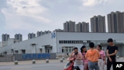 An OFILM factory in Nanchang in eastern China's Jiangxi province. (File}